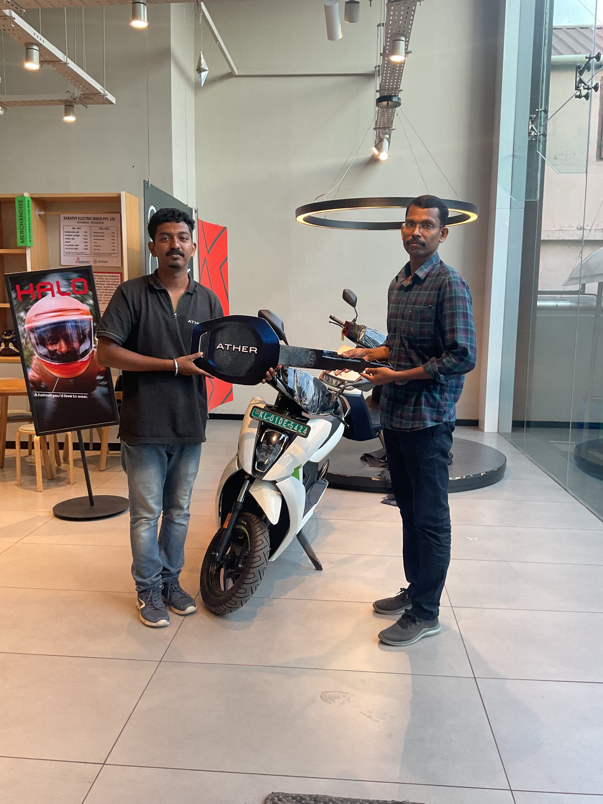 Ather Scooter Key Handover 6
