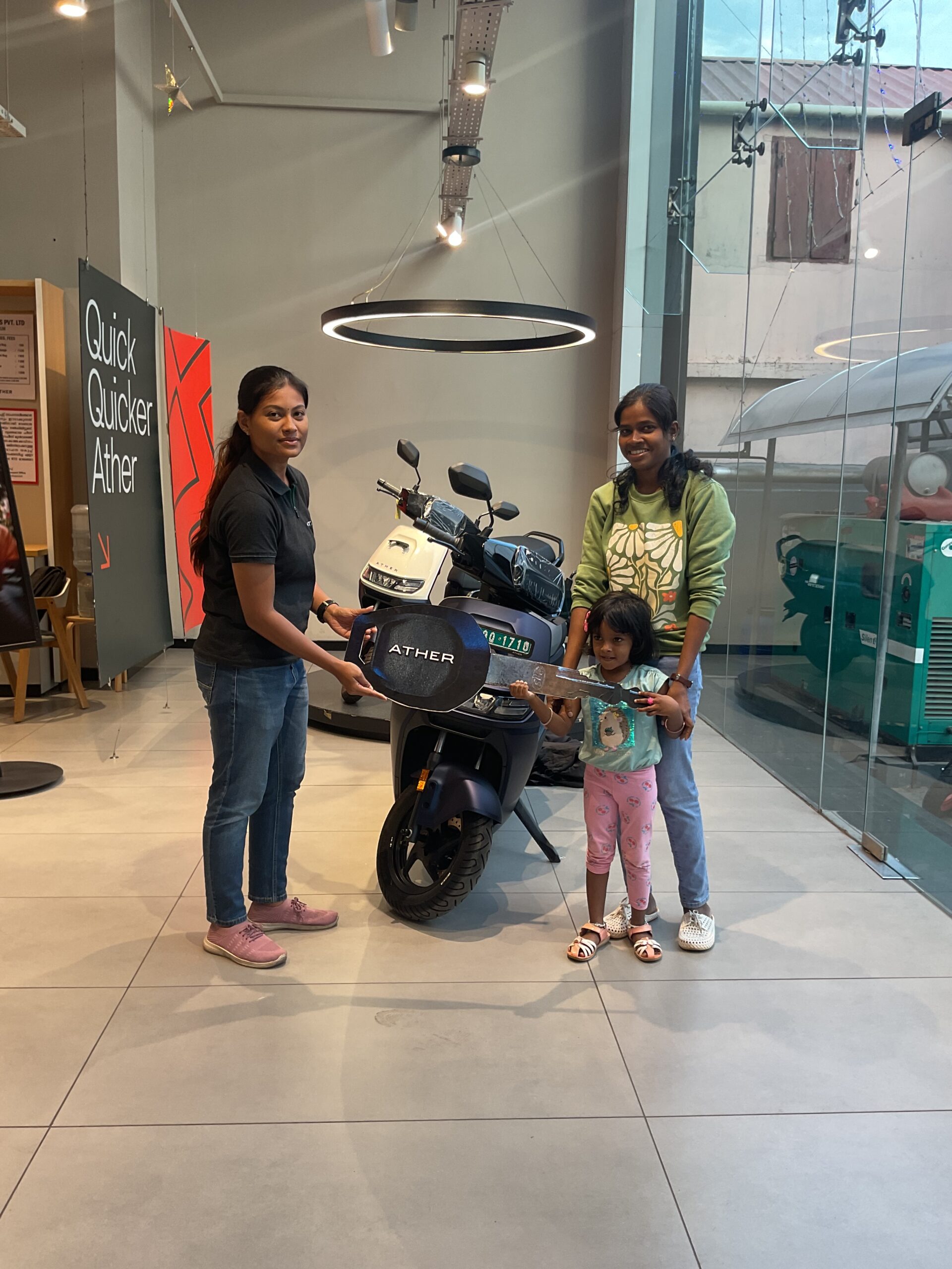 Ather Scooter Key Handover 5