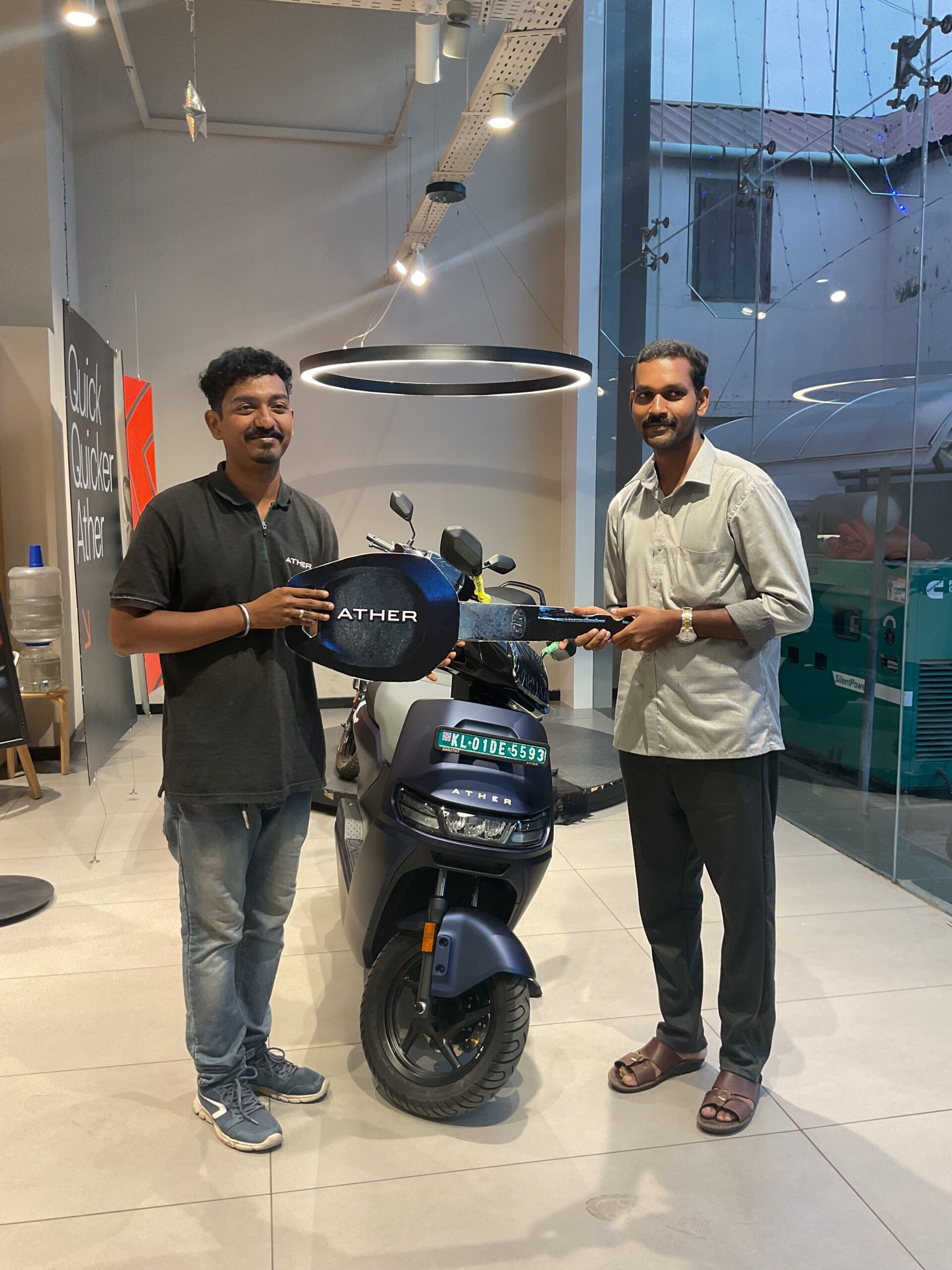 Ather Scooter Key Handover 4