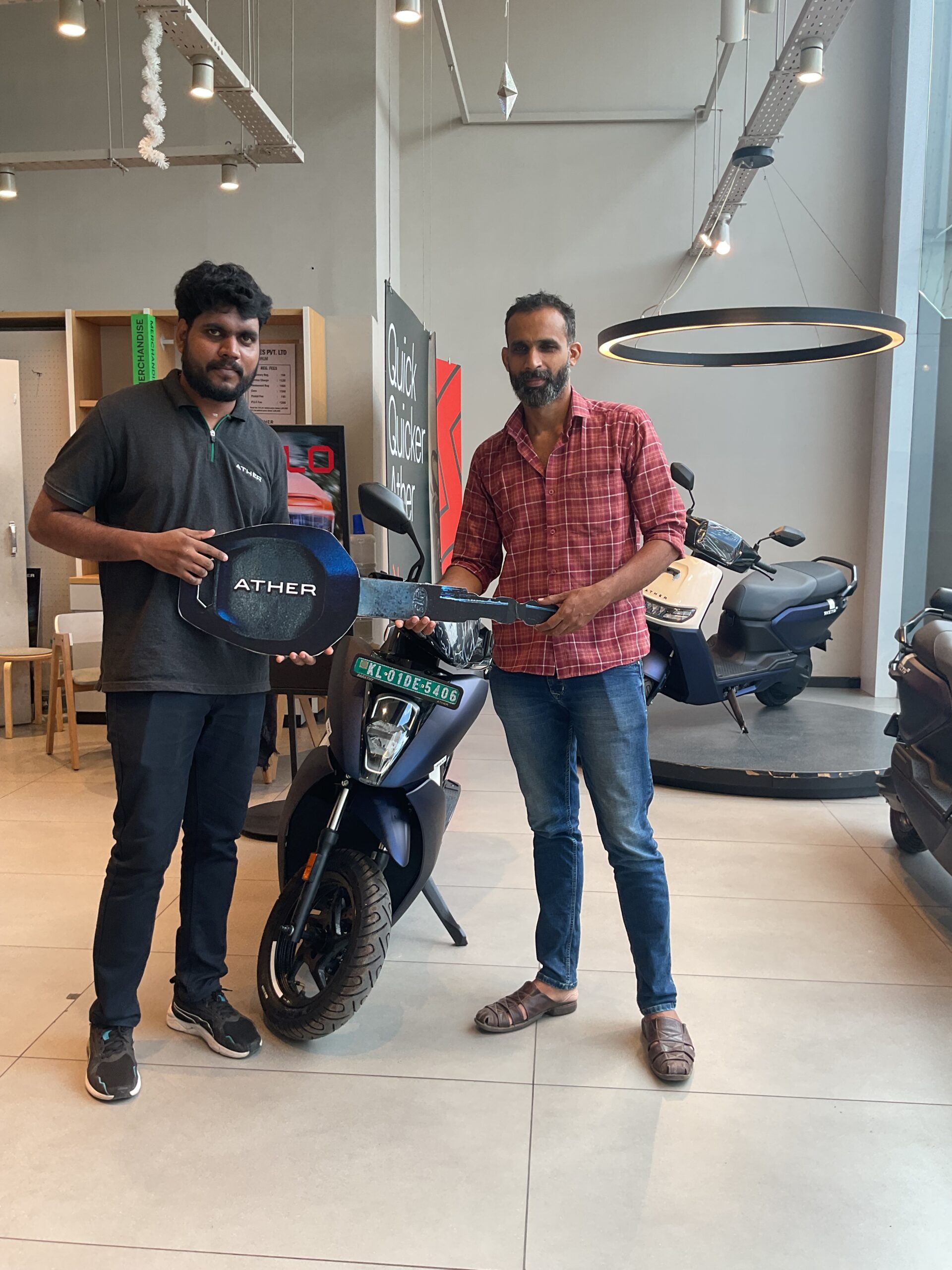 Ather Scooter Key Handover 3