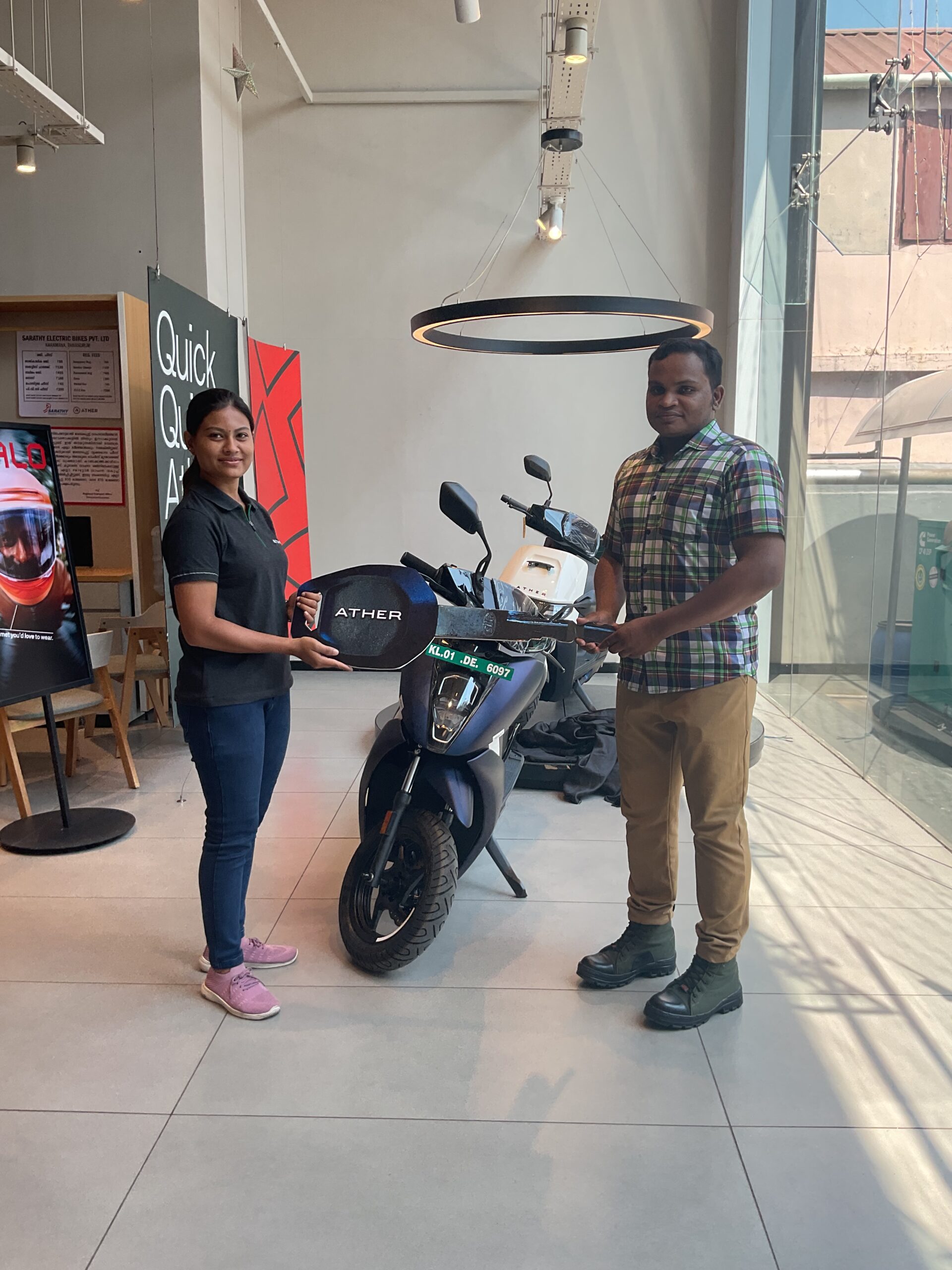 Ather Scooter Key Handover 1