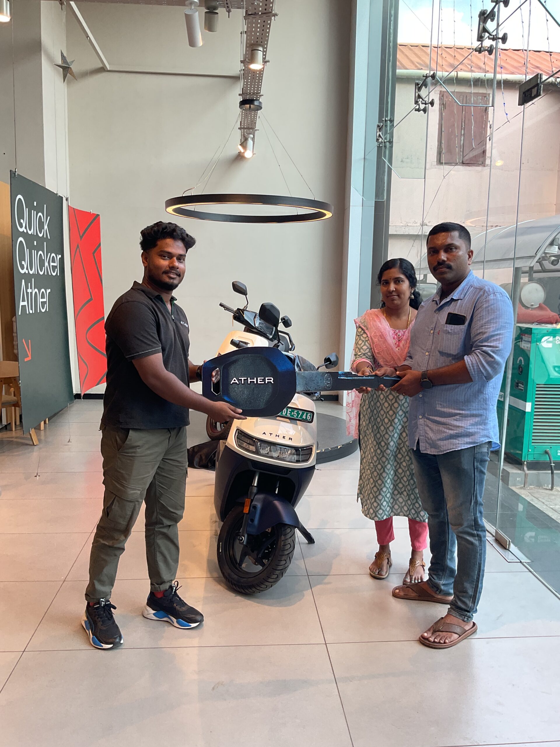 Ather Scooter Key Handover 2